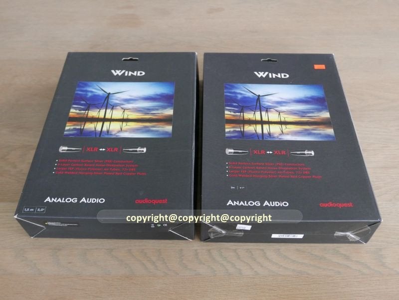 AudioQuest Wind XLR 2.0 meter, Audio, Tv en Foto, Audiokabels en Televisiekabels, Ophalen of Verzenden, Gebruikt, 2 tot 5 meter