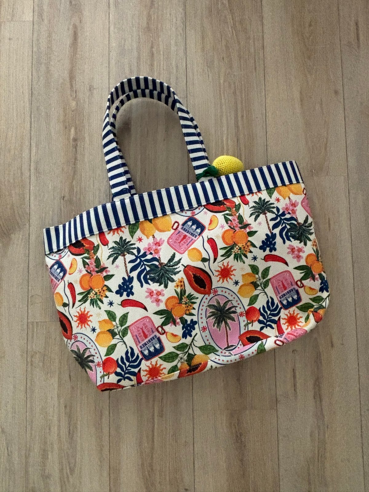 Nieuwe Pauline Wingelaar tas - Zomerse shopper fruitprint, Verzenden, Nieuw, Overige kleuren, Shopper