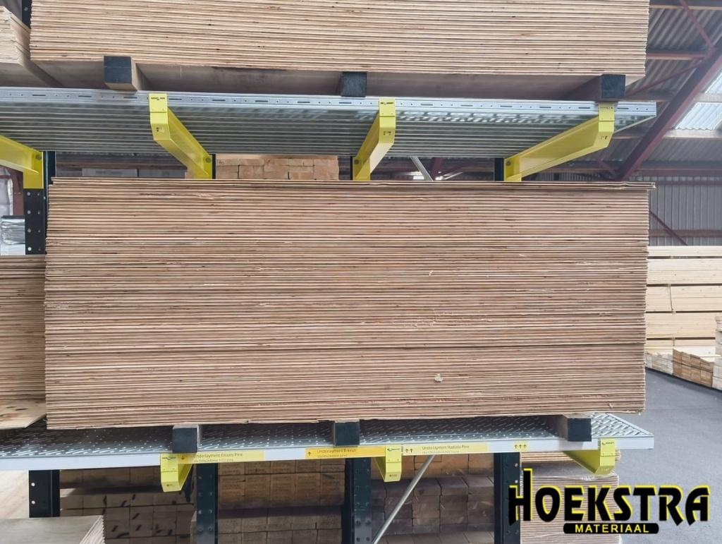 B-keus Underlayment platen 12/18mm | vanaf 12,50 per stuk!, Ophalen, Zo goed als nieuw, Hout, Minder dan 20 mm