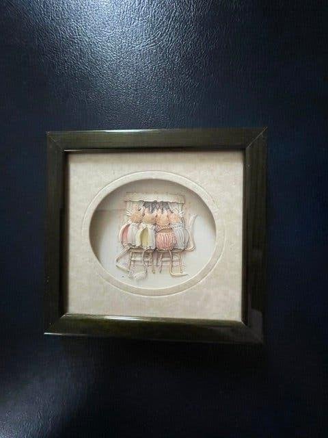 Brambly Hedge Schilderij Living Pictures 3D: Toasting Bread, Ophalen of Verzenden, Zo goed als nieuw, Dier