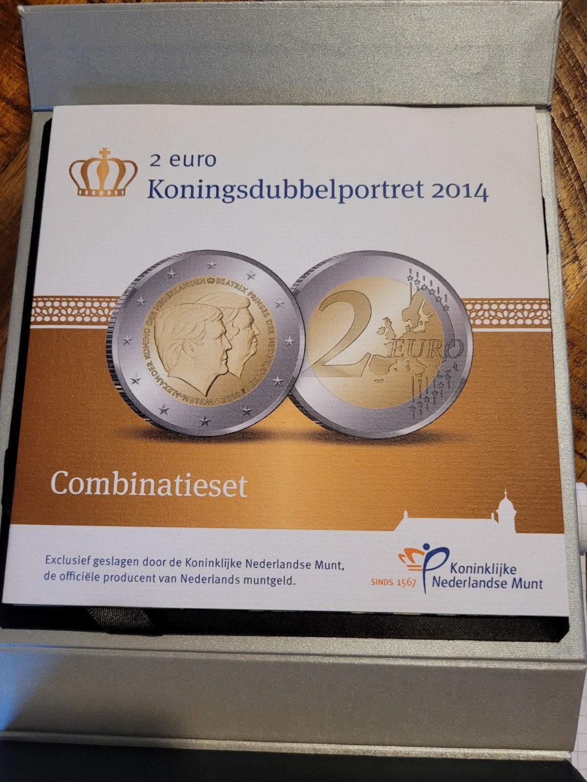 combinatieset koningsdubbelportret proof, Postzegels en Munten, Ophalen of Verzenden, Euro's, Setje