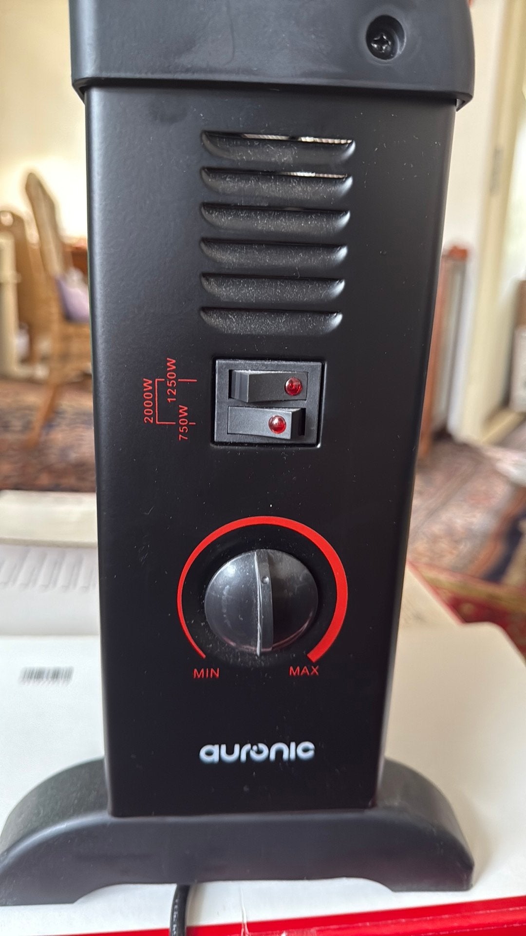 Auronic AU3169 convectorkachel, Huis en Inrichting, Kachels, Ophalen of Verzenden, Zo goed als nieuw, Elektrisch, Overige soorten