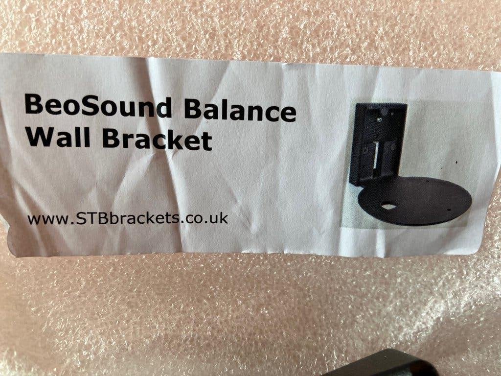 BeoSound Balance Muurbeugel van STB Brackets, 150 watt of meer, Inclusief muurbeugels, Verzenden, Nieuw