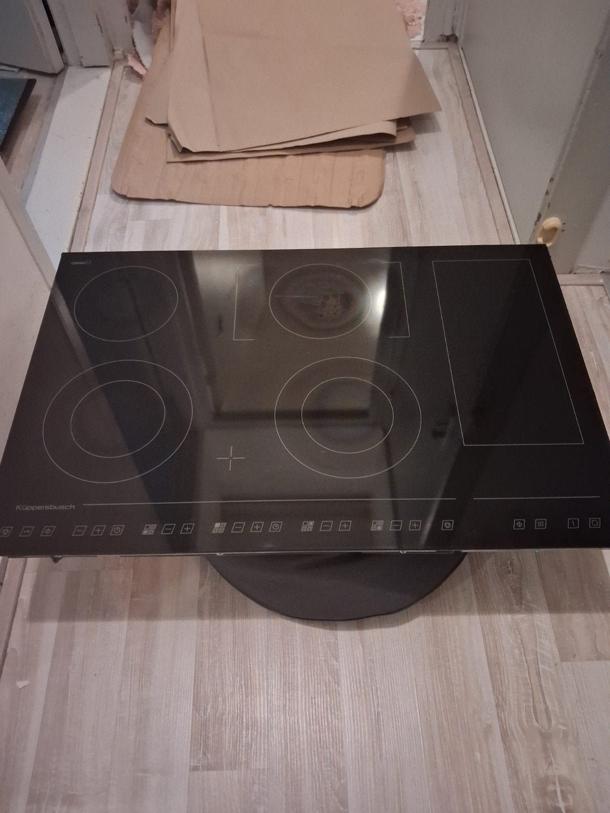 Inbouwkookplaat kuppersbusch, Ophalen, Inbouw, Elektrisch, 5 kookzones of meer