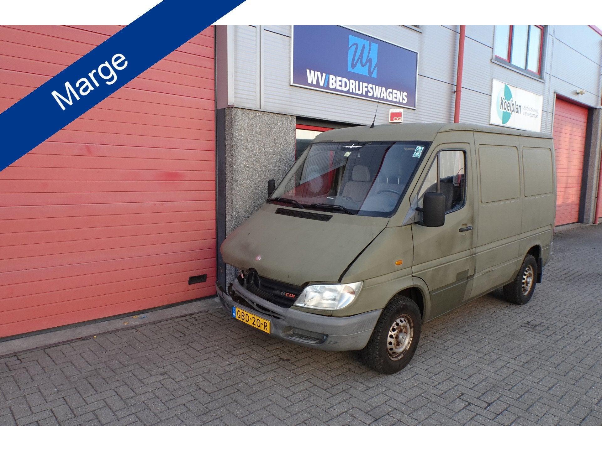 Mercedes-Benz SPRINTER 208 CDI sprinter met camper kenteken, Buscamper of Camperbus, Info@wvbedrijfswagens.nl, Mercedes-Benz, Bedrijf