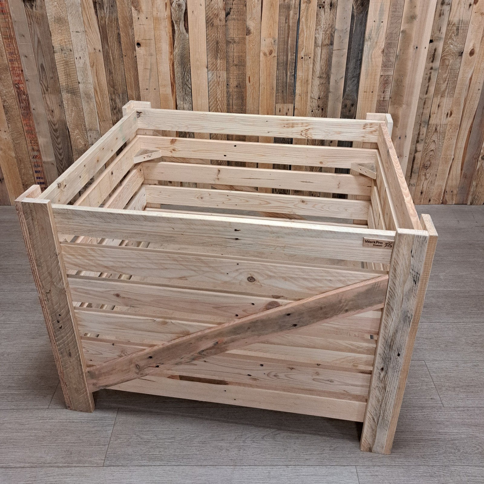 Houten Display Bak / Krat - Verstelbare Bodem (105x80x80cm), Ophalen, Gebruikt, 100 cm of meer, 60 cm of meer