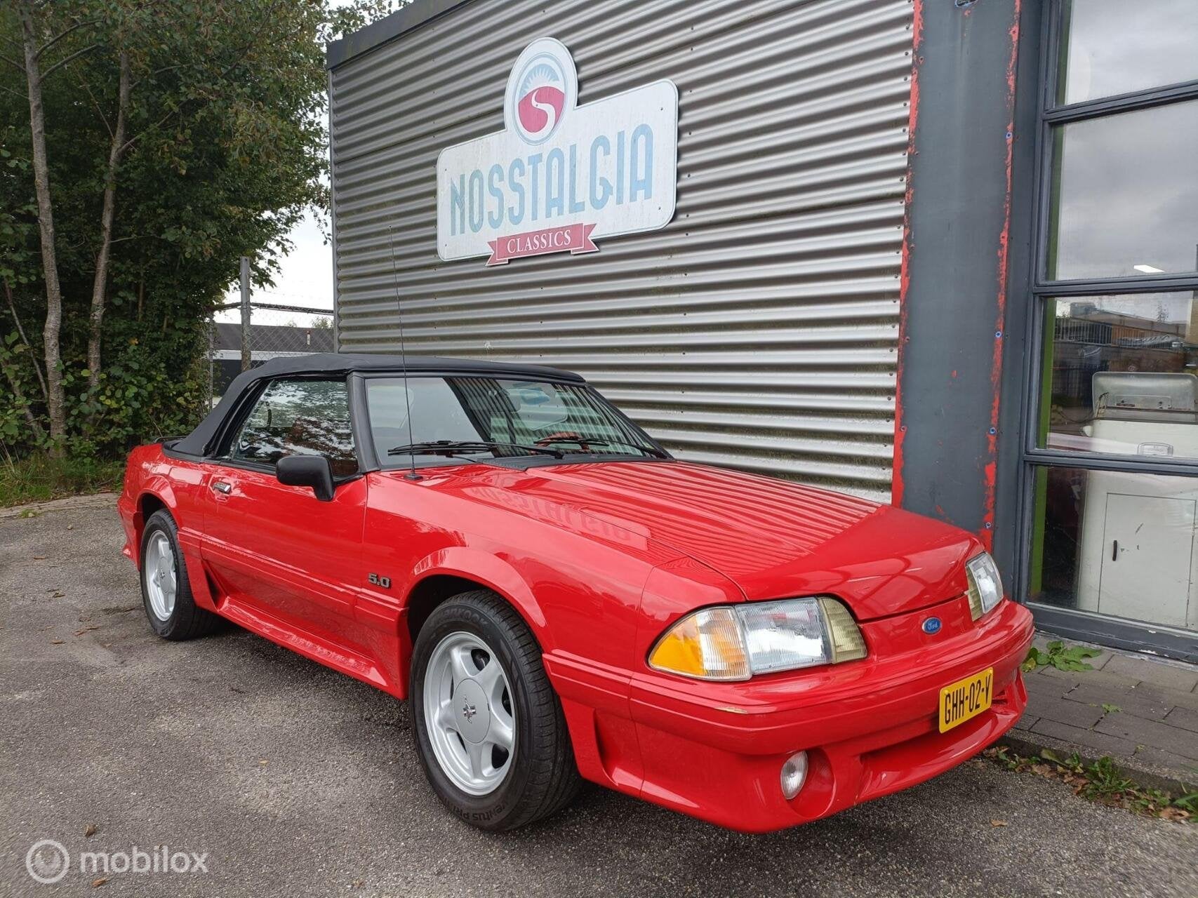Ford Mustang Foxbody GT cabriolet, Automaat, Cabriolet, 4 stoelen, Geïmporteerd