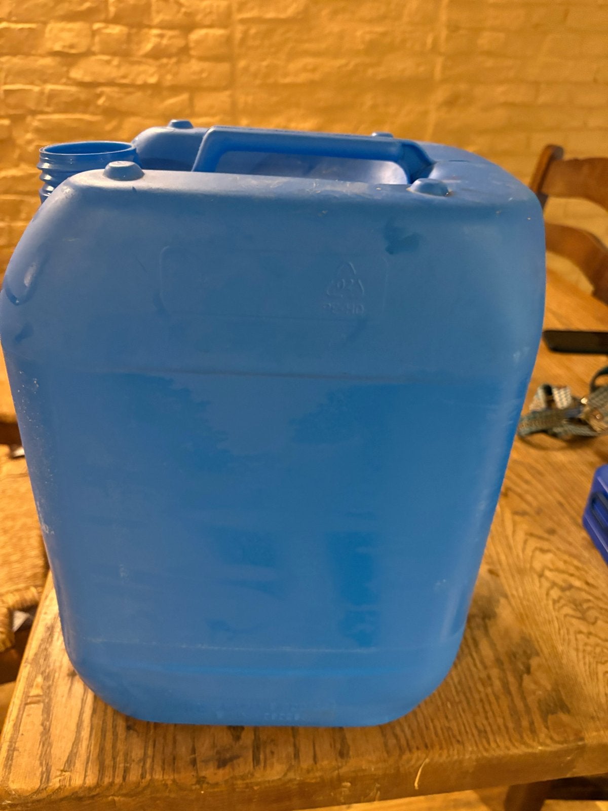 Blauwe jerrycan - 20 liter, Ophalen, Gebruikt