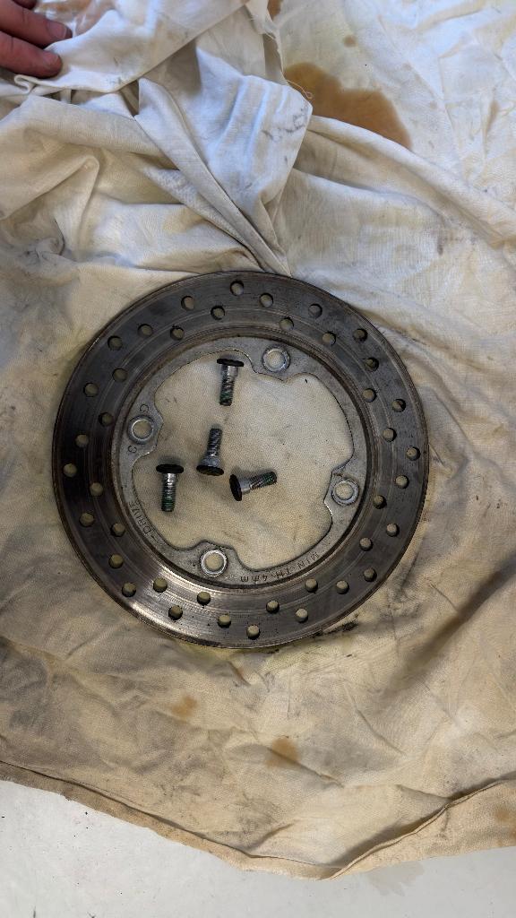 Honda CBR600RR PC37 2003-2006 Achter remschijf, Motoren, Ophalen of Verzenden