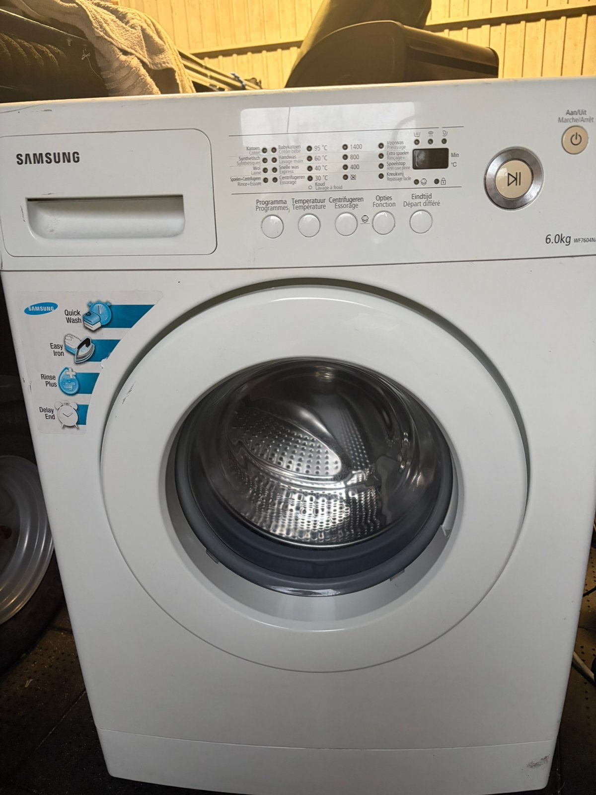 Samsung wasmachine, 4 tot 6 kg, Ophalen, Gebruikt, 1200 tot 1600 toeren
