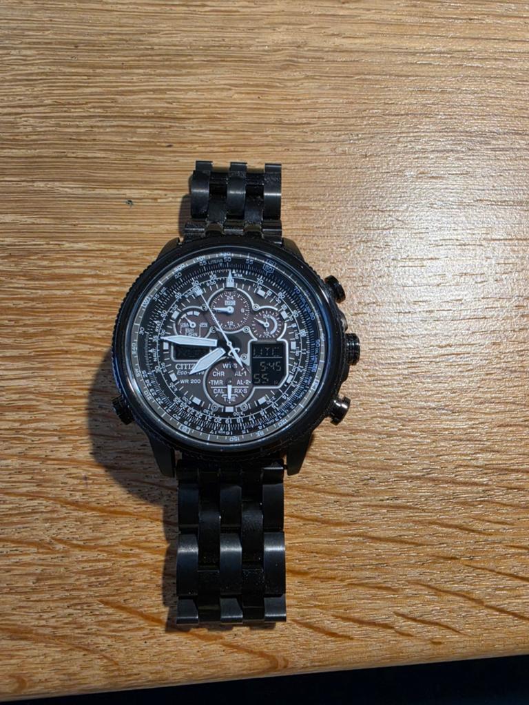 Citizen Navihawk AT - Zeldzaam model uit Amerika, Staal, Staal, Ophalen of Verzenden, Zo goed als nieuw