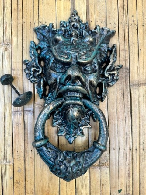 imposante grote metalen deurklopper, Ophalen of Verzenden