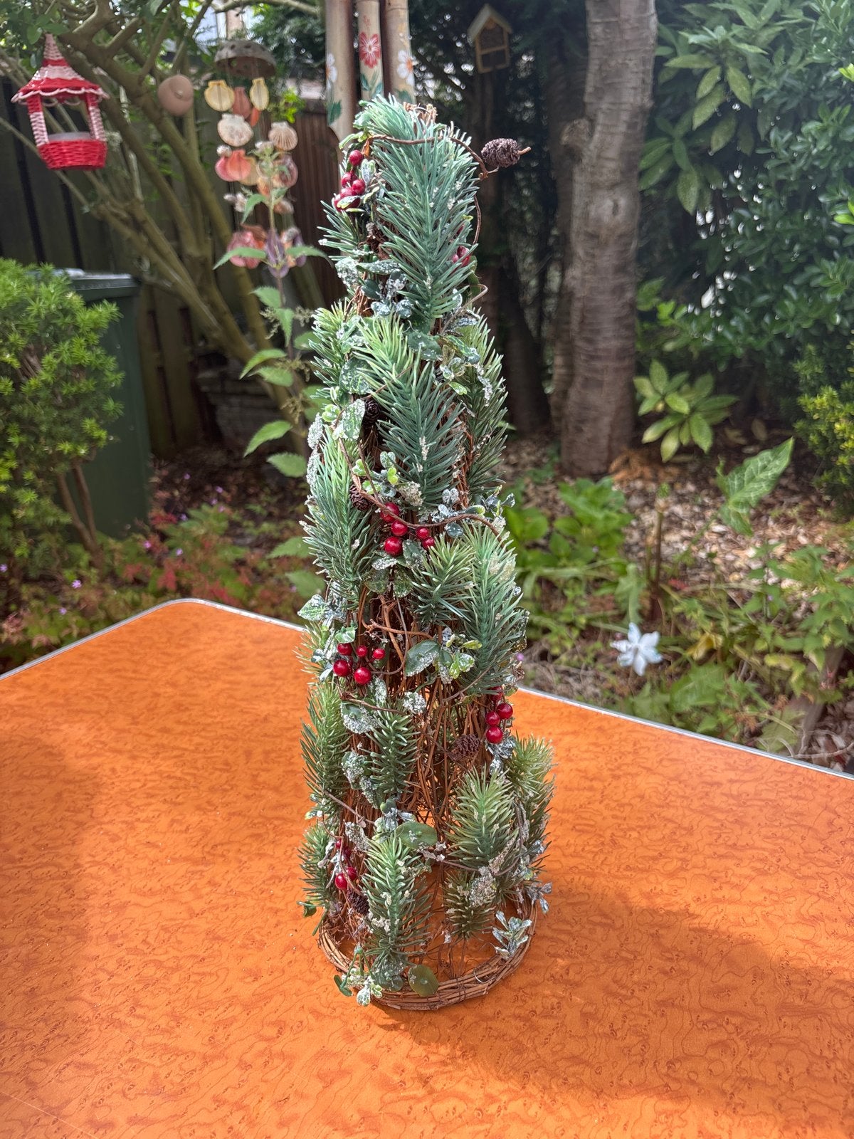 Mini kerstboom, Ophalen of Verzenden, Gebruikt