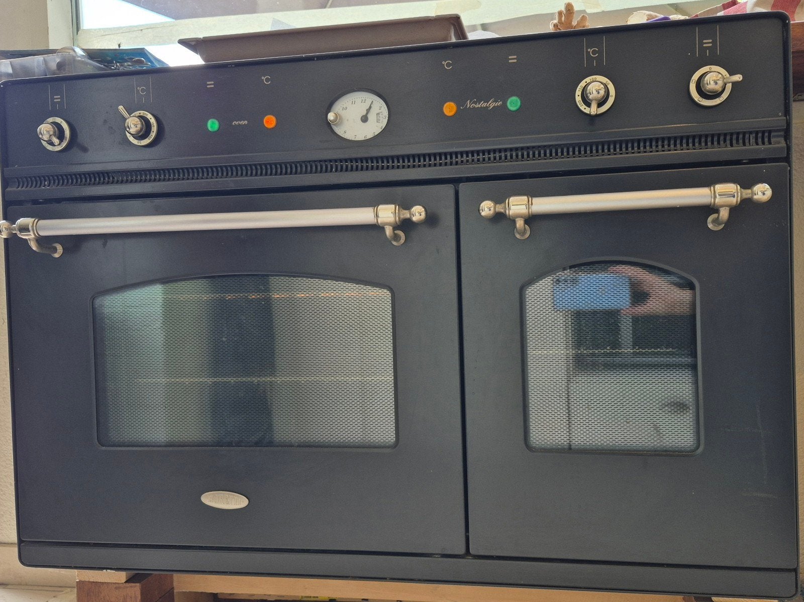 Boretti dubbele inbouw oven - Werkt uitstekend, Gebruikt, Oven, 60 cm of meer, Ophalen of Verzenden