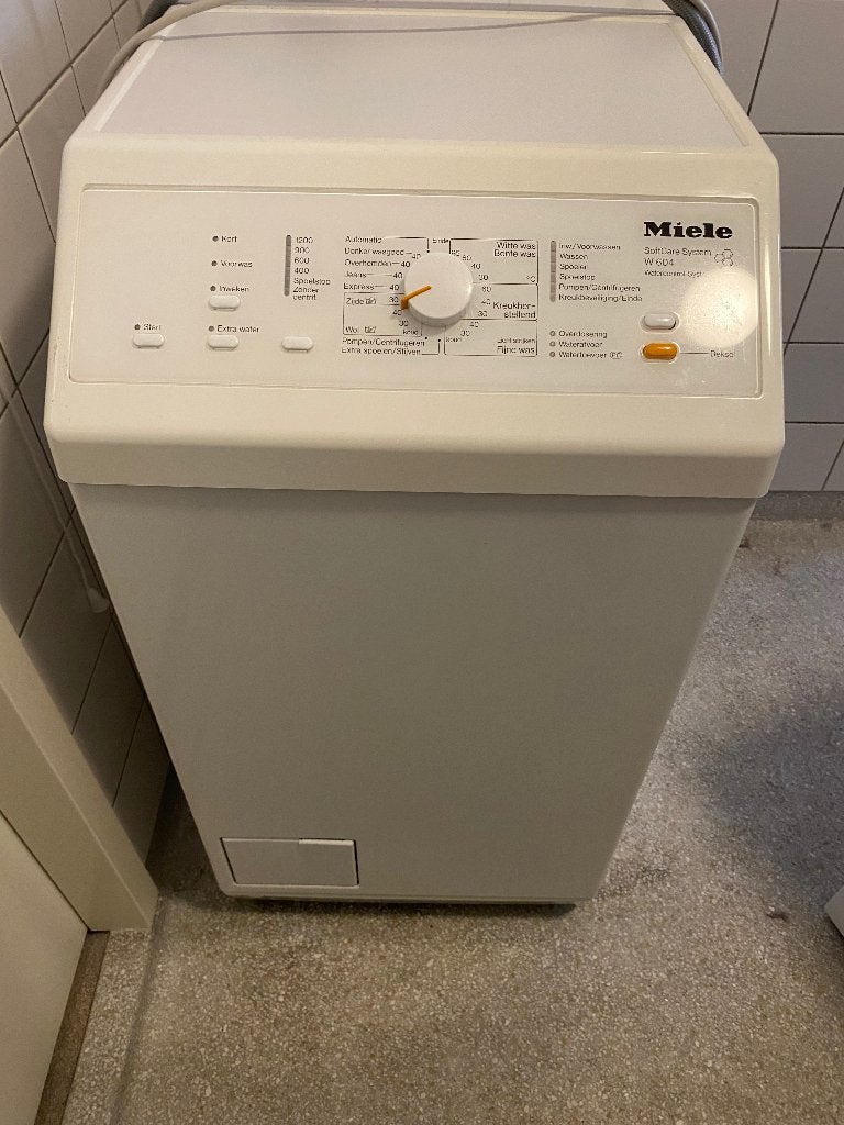 Miele wasmachine BOVENLADER, Witgoed en Apparatuur, Wasmachines, Gebruikt, Bovenlader, 4 tot 6 kg, 85 tot 90 cm, 1200 tot 1600 toeren