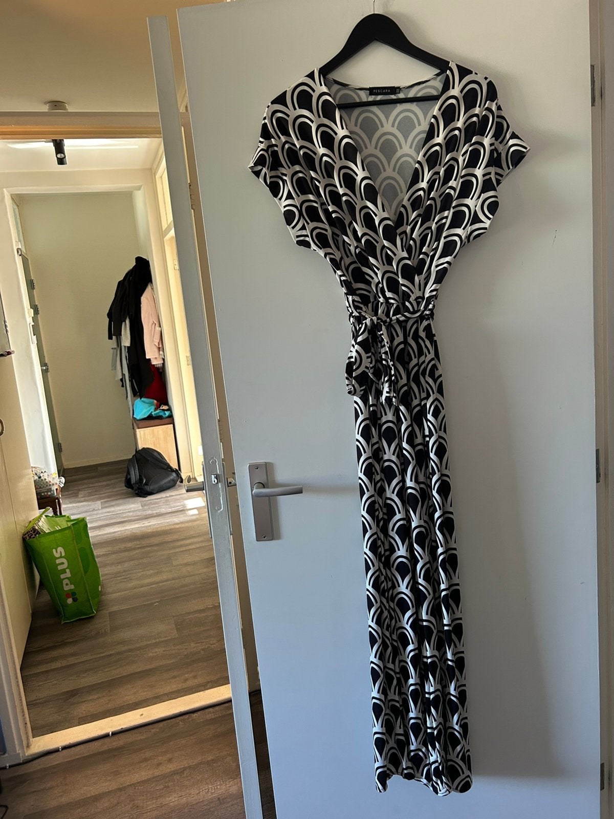 Pescara jumpsuit wit/zwart, maat XXL, Kleding | Dames, Ophalen of Verzenden, Nieuw, Maat 46/48 (XL) of groter, Wit