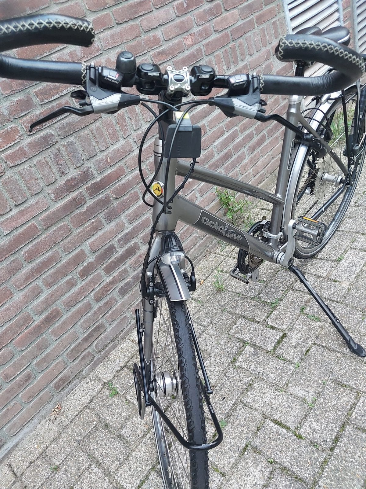 Gazelle Amerigo Goldline, Ophalen, 28 inch, 53 tot 56 cm, Velgrem