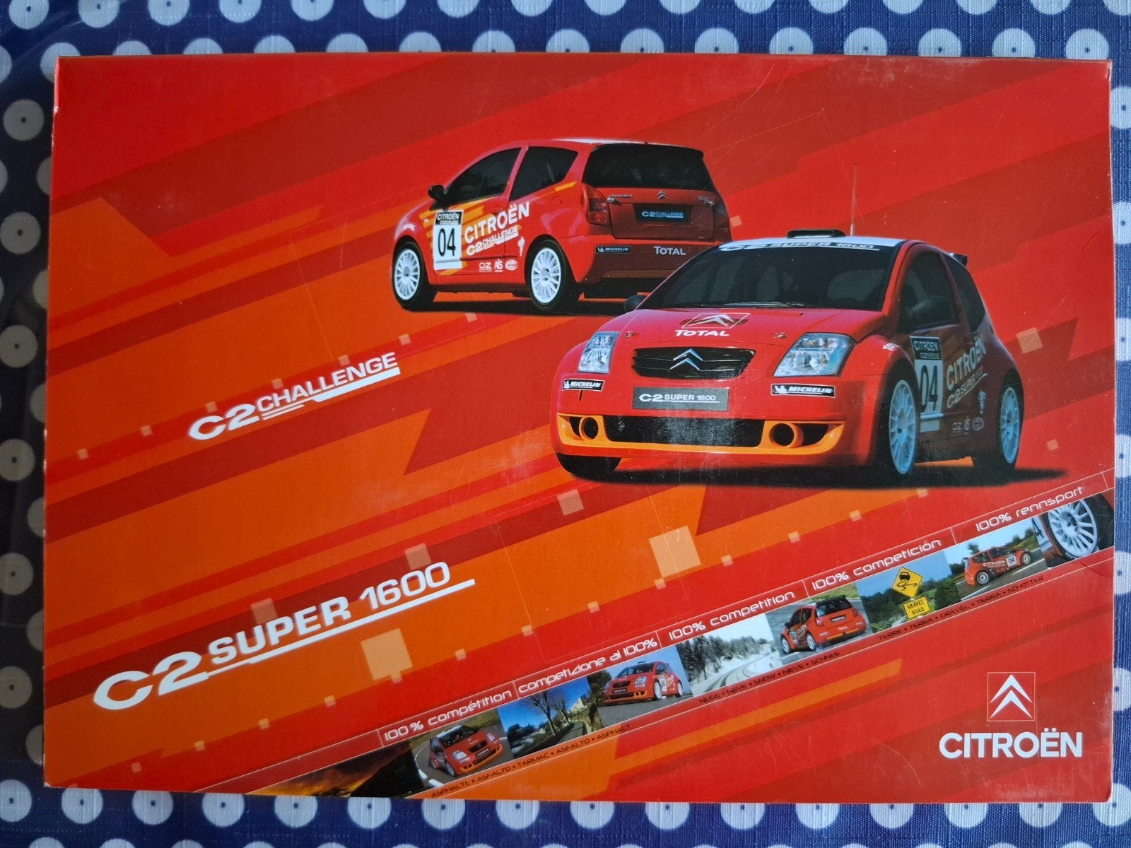 Citroën C2 Super 1600/ Challenge. 14 Persmapjes. € 30,--, Ophalen of Verzenden, Nieuw, Citroën