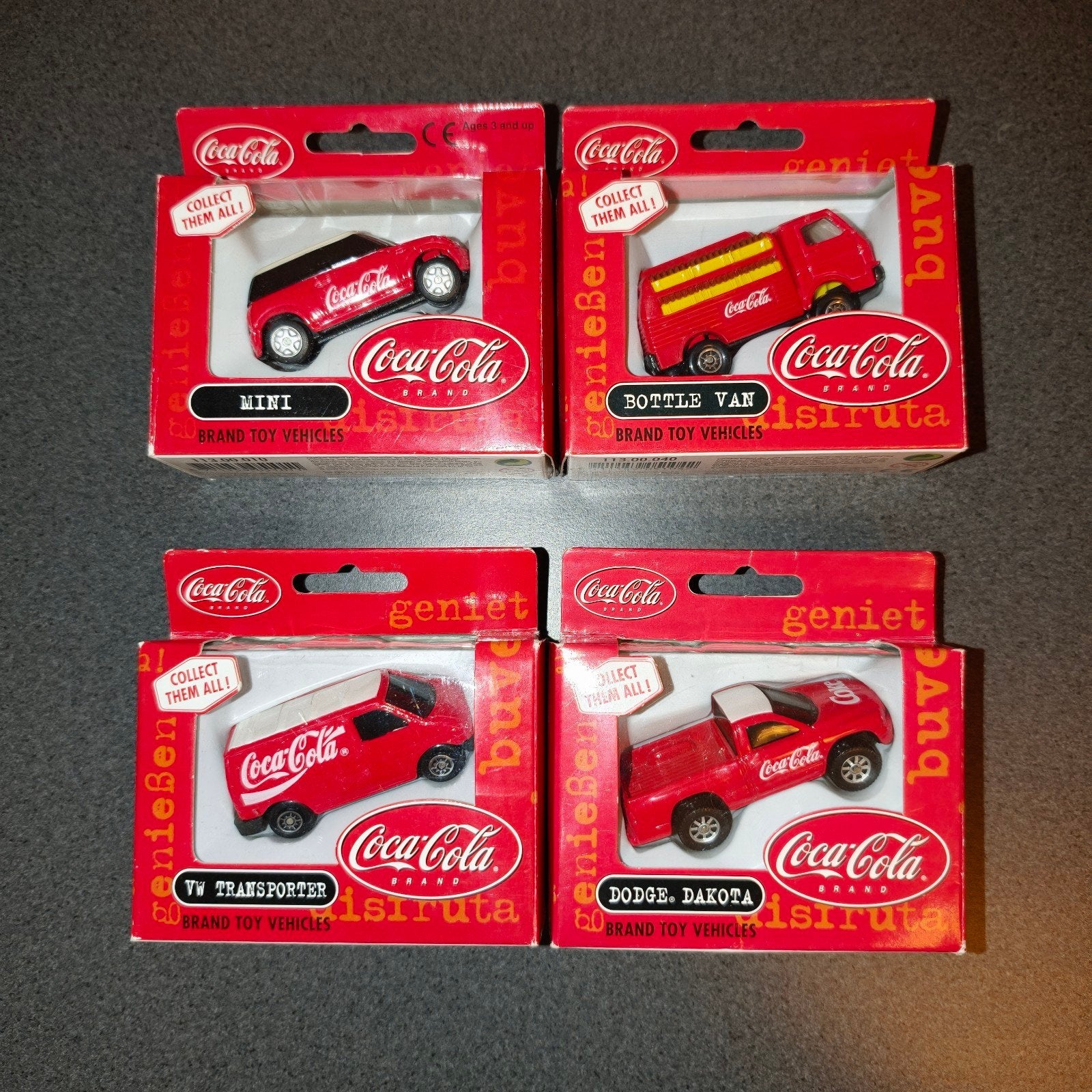 Coca-Cola Brand Toy Vehicles - Set van 4, Ophalen of Verzenden, Nieuw, Auto