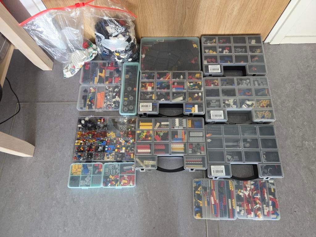 Partij lego speed champions & technic onderdelen, Ophalen, Lego, Speed Champions, Zo goed als nieuw