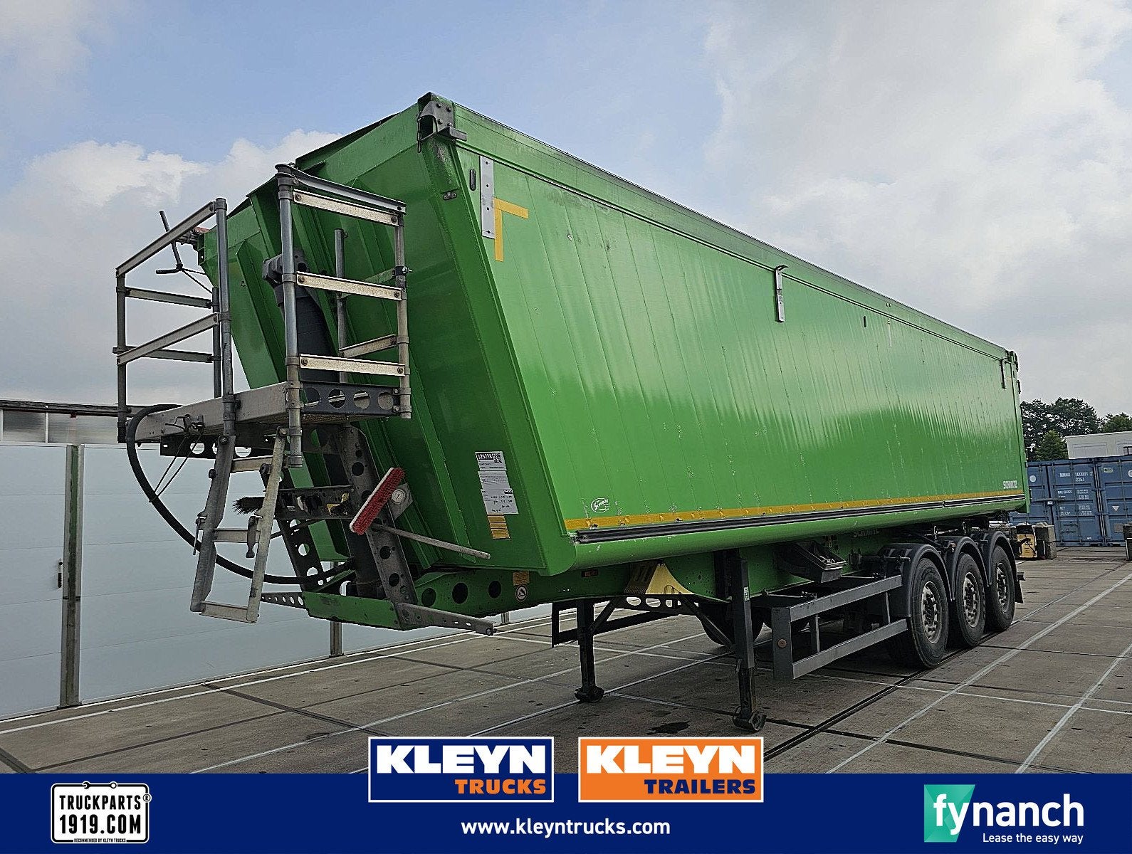 SCHMITZ SKI 9,6 52m3, Auto's, Vrachtwagens, Overige kleuren, Bedrijf, ABS, Aanhangers en Opleggers