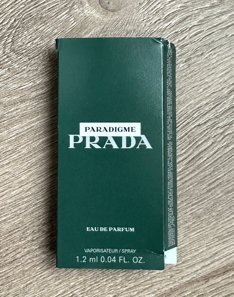 Prada Paradigme Eau de Parfum proefje tester 1,2 ml, Verzenden, Nieuw, Proef of Tester