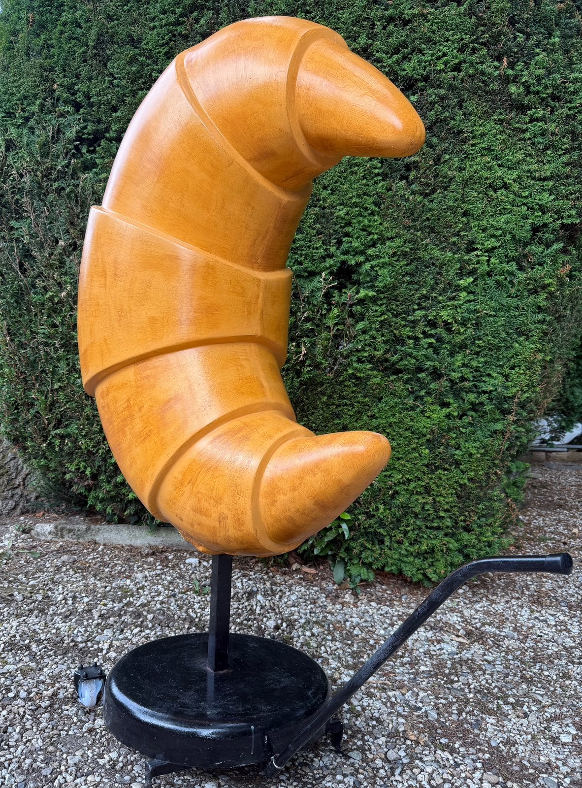 Levensgrote Croissant  XXL 170 cm Blikvanger voor Bakkerij, Ophalen, Zo goed als nieuw, Kunststof