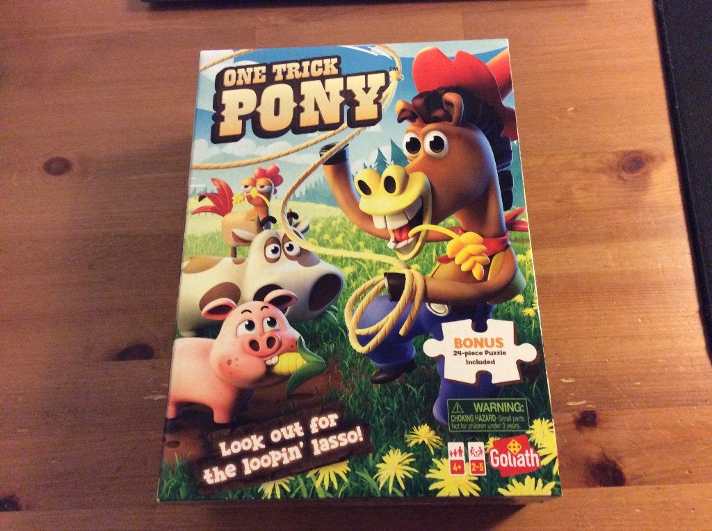 One Trick Pony. gezelschapsspel van Goliath. Nieuw, Hobby en Vrije tijd, Gezelschapsspellen | Overige, Vijf spelers of meer, Ophalen of Verzenden