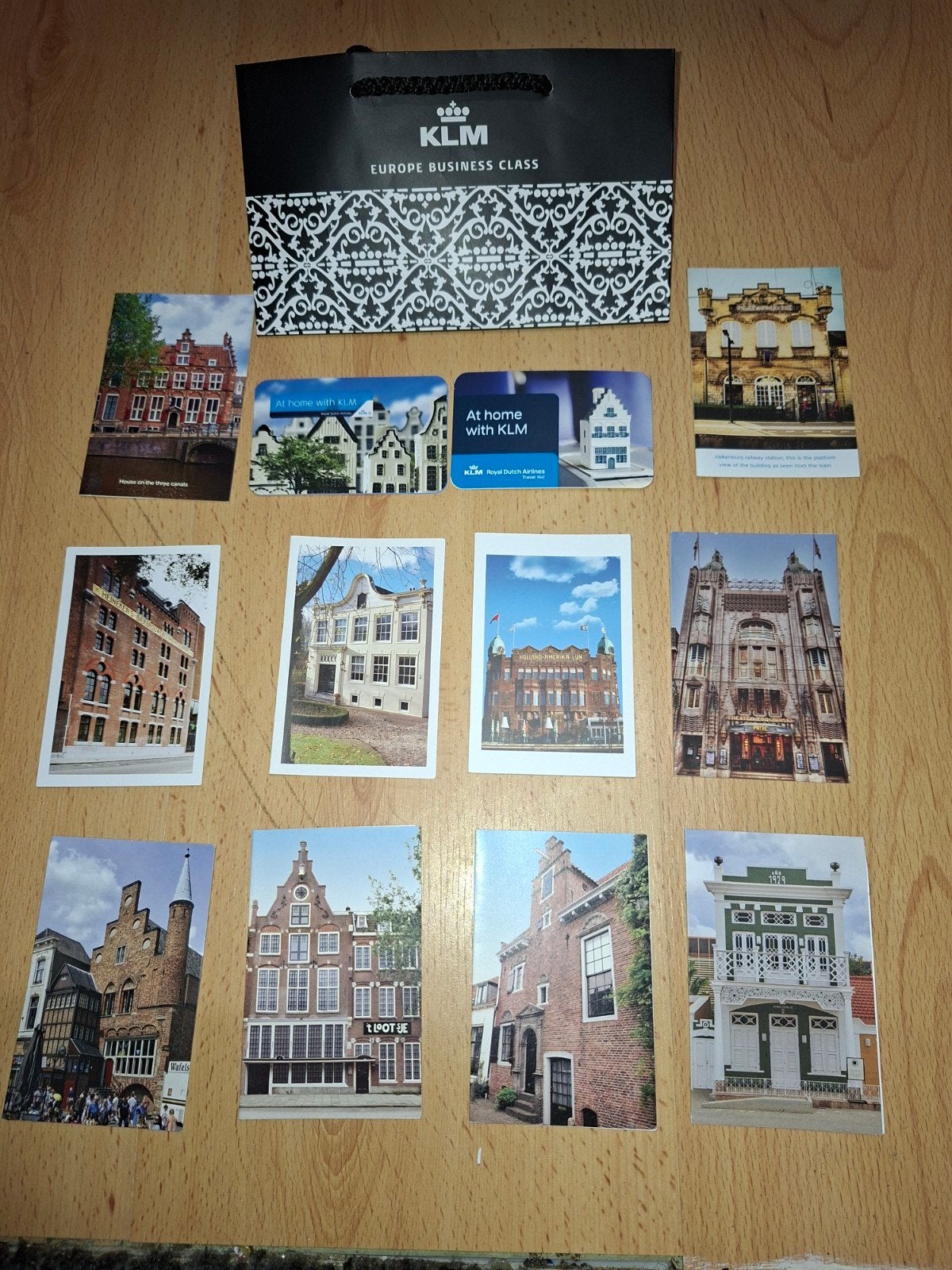 KLM huisjes   flyers, Ophalen of Verzenden, Nieuw, 81 t/m 91