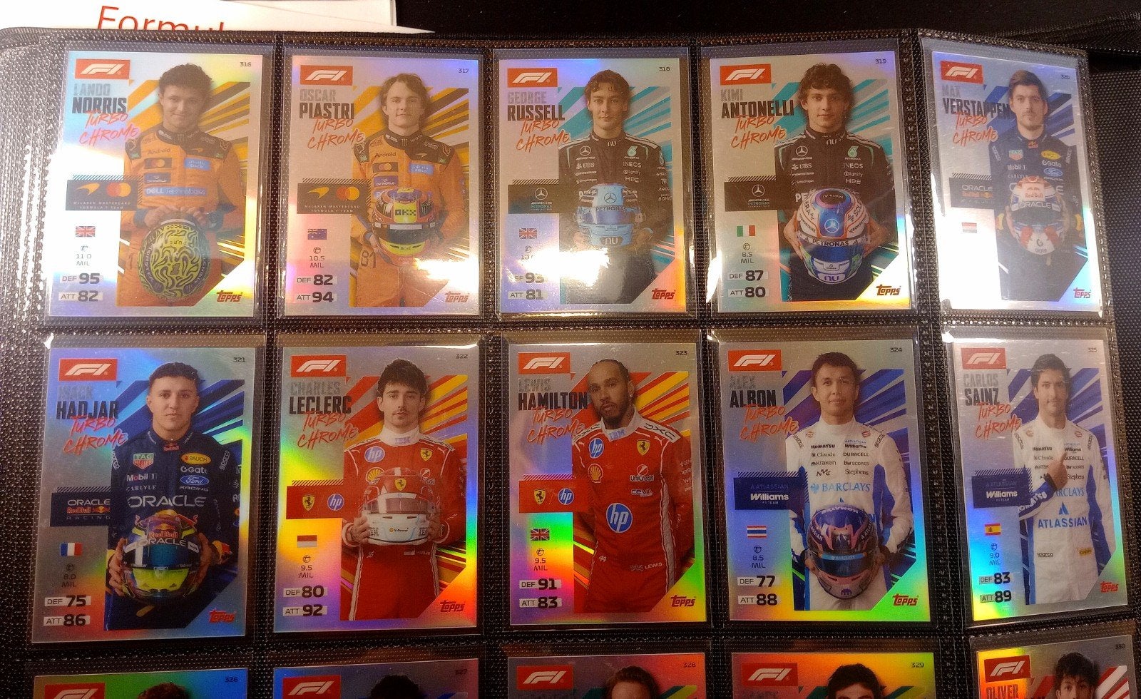 Topps F1 Turbo Attax 2026 - Complete Turbo Chrome Sup Set, Verzenden, Nieuw, Formule 1