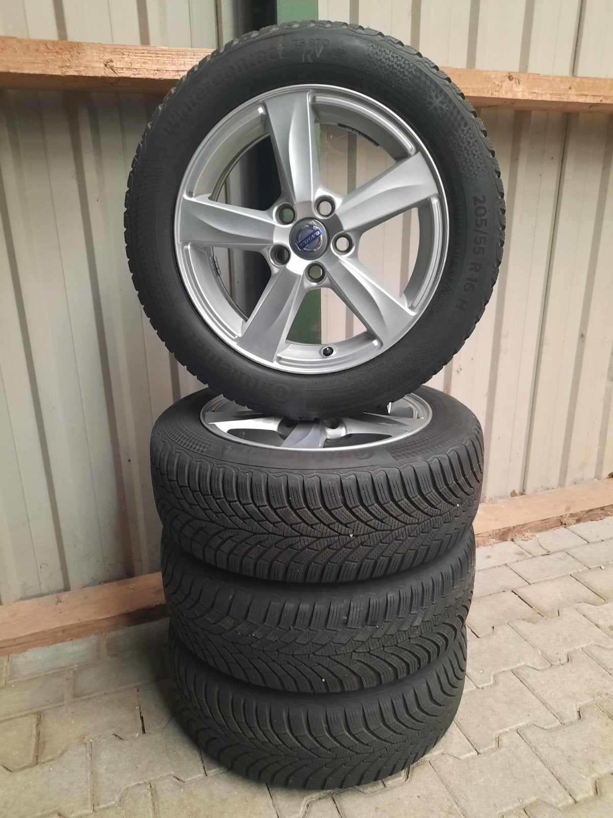 16 inch velgen 5×108 VOLVO V40 FORD FOCUS MONDEO WINTERSETJE, Gebruikt, 16 inch, Banden en Velgen, Personenwagen