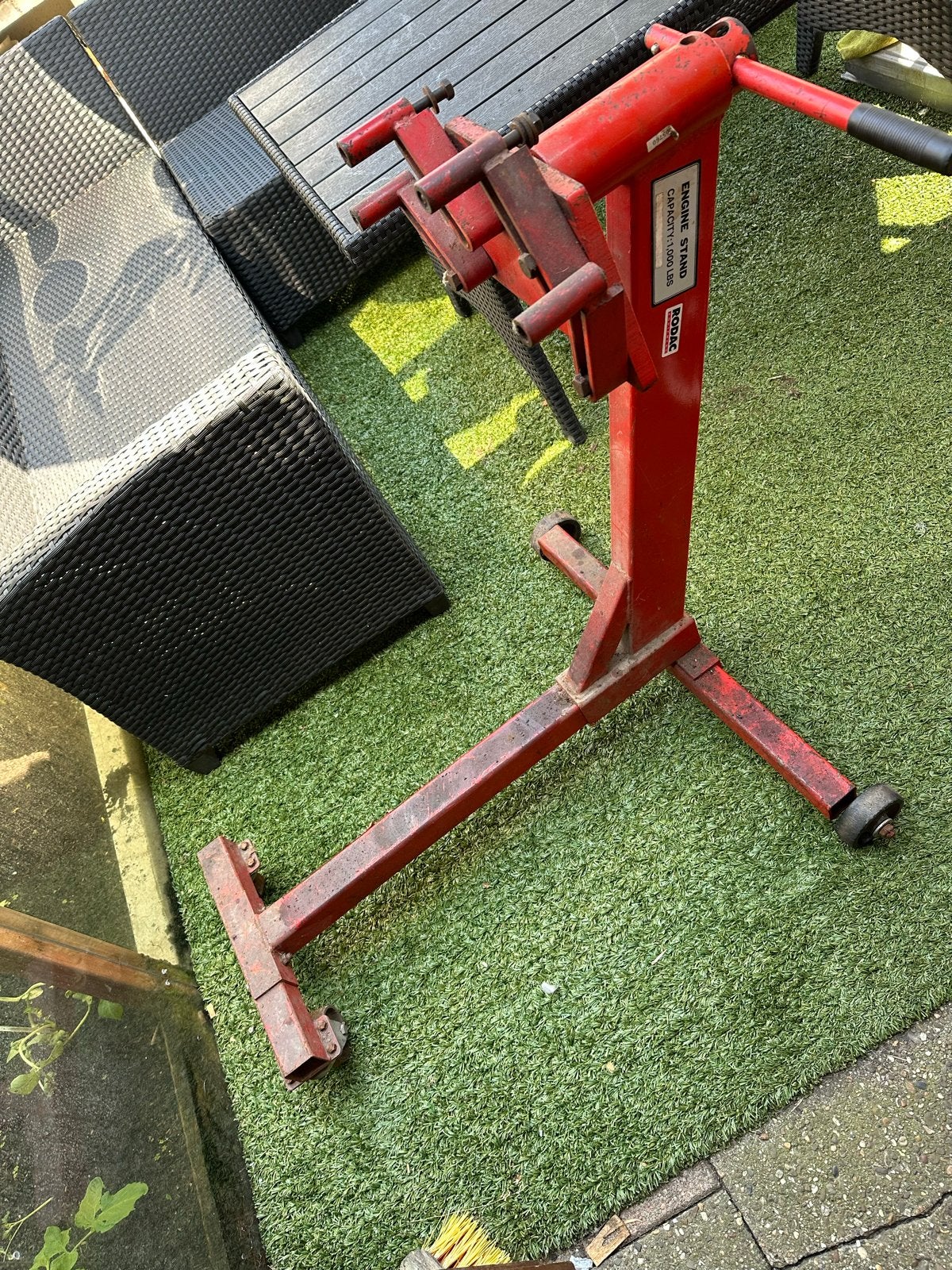 Motorbloksteun Rodac 1000 LBS - Gebruikt, Ophalen of Verzenden, Gebruikt