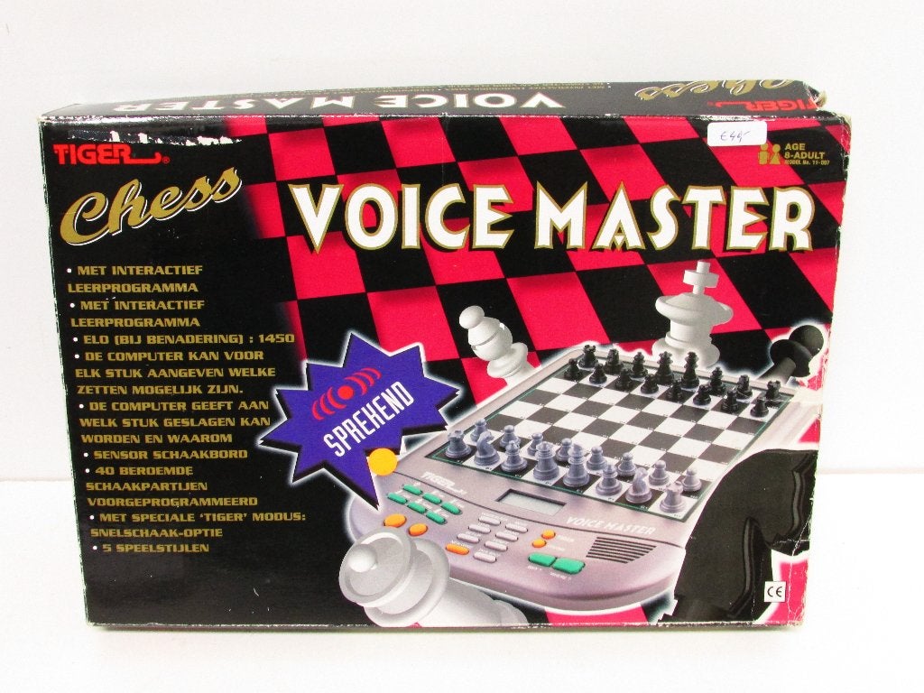 schaakcomputer Tiger chess voice master, Een of twee spelers, Ophalen of Verzenden, Gebruikt