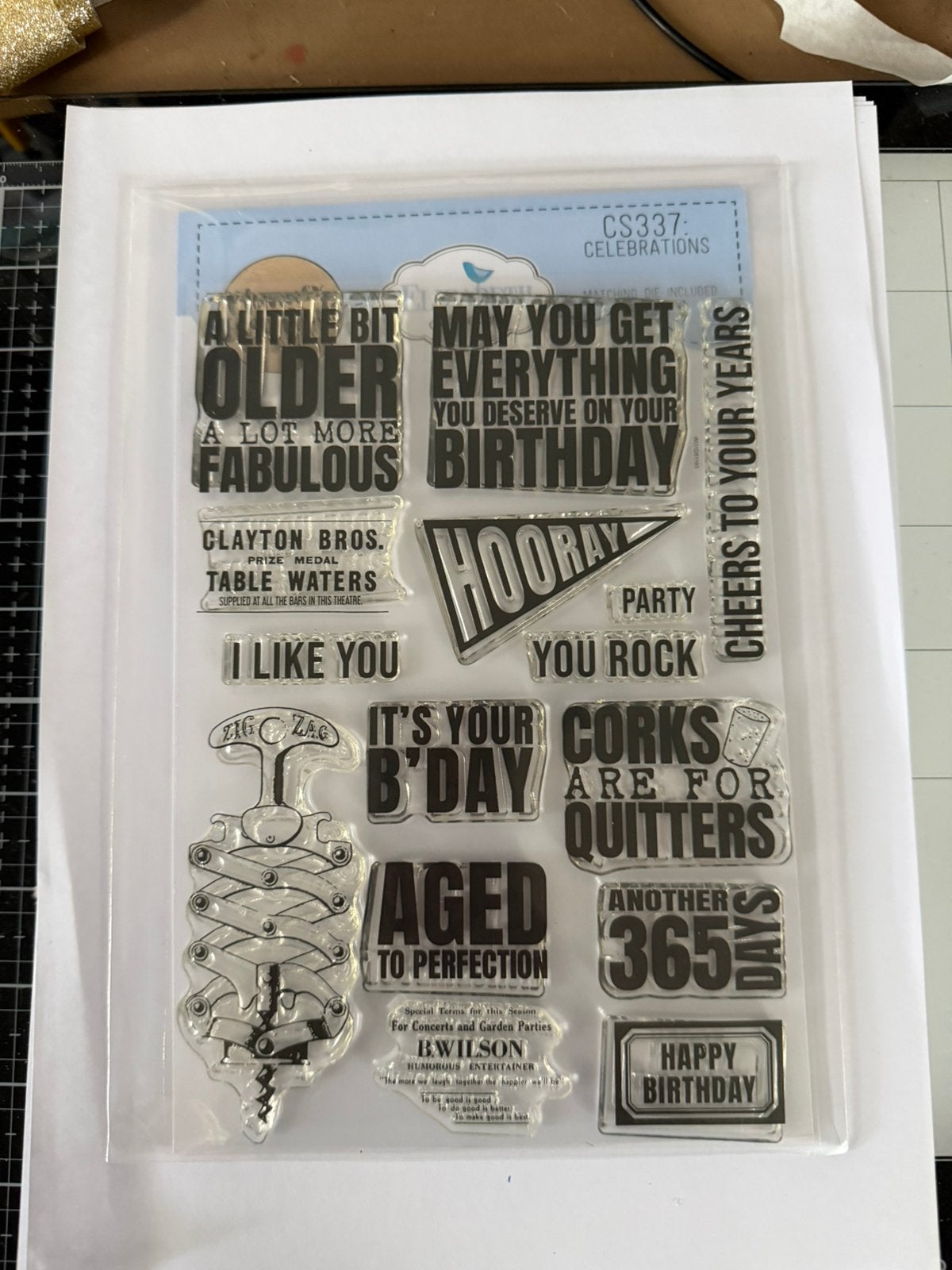 ECD stempels, Ophalen of Verzenden, Zo goed als nieuw, Clearstamp