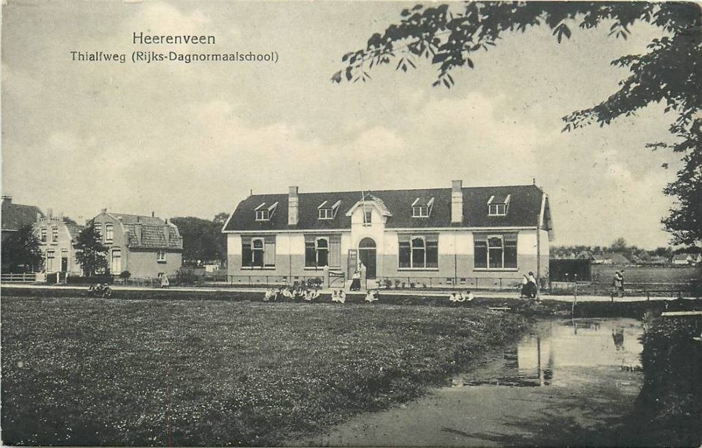 388-298-043 Heerenveen Thialfweg, Verzenden, Voor 1920, Friesland