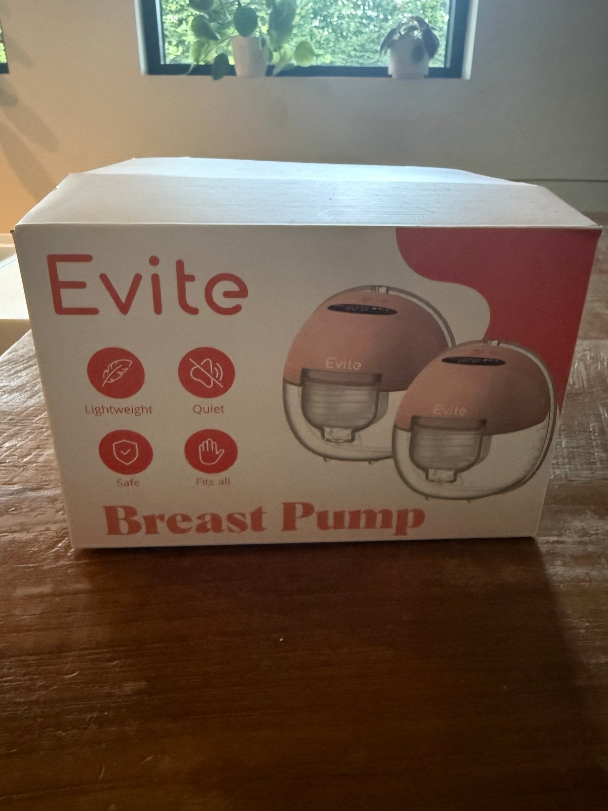 Evite Draagbare Borstkolf - Lichtgewicht en Stil, Ophalen, Nieuw, Borstkolf, Evite