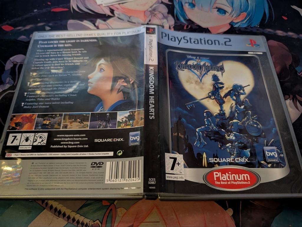 Kingdom Hearts Platinum - PlayStation 2 (PS2), Gebruikt, 1 speler, Ophalen of Verzenden, Role Playing Game (Rpg)