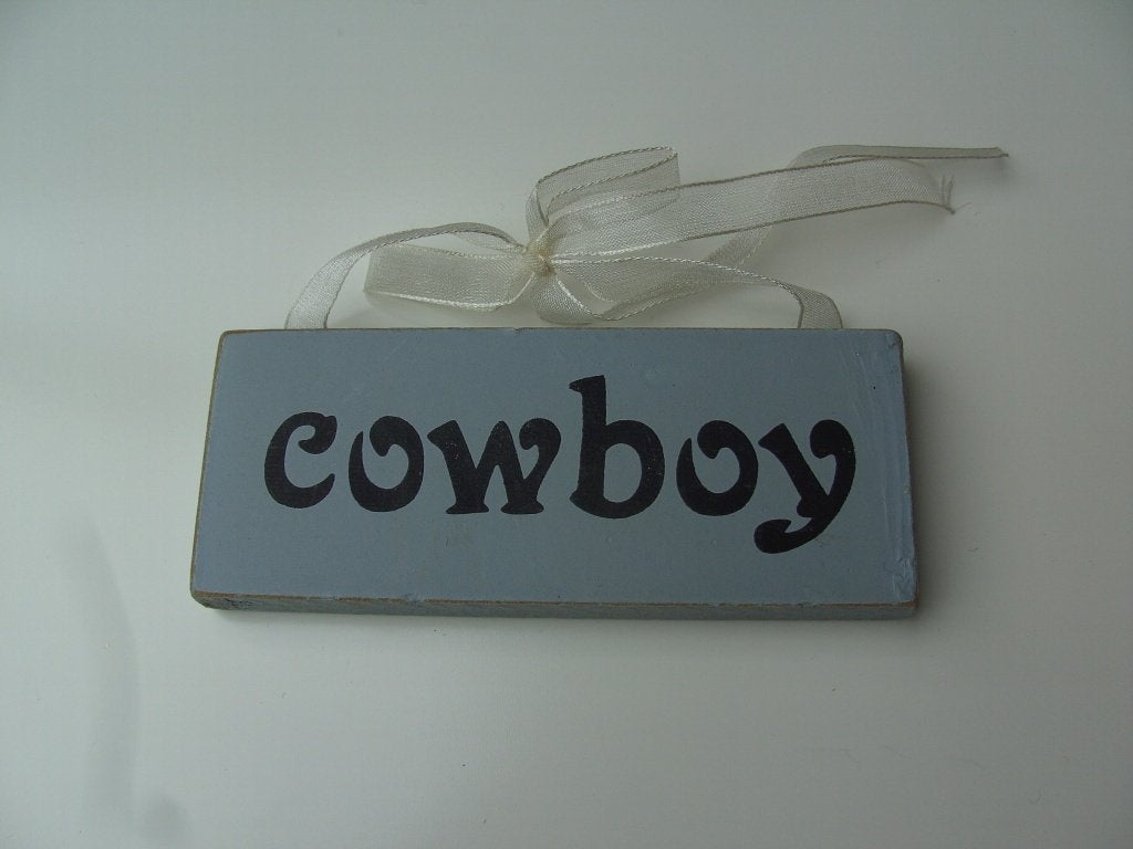 COWBOY OPHANG PLAATJE NIEUW, -, 4 cm, Ophalen of Verzenden, Appletree