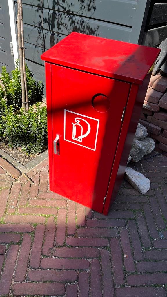 Kast brandblusser, Ophalen, Gebruikt, Brandkast