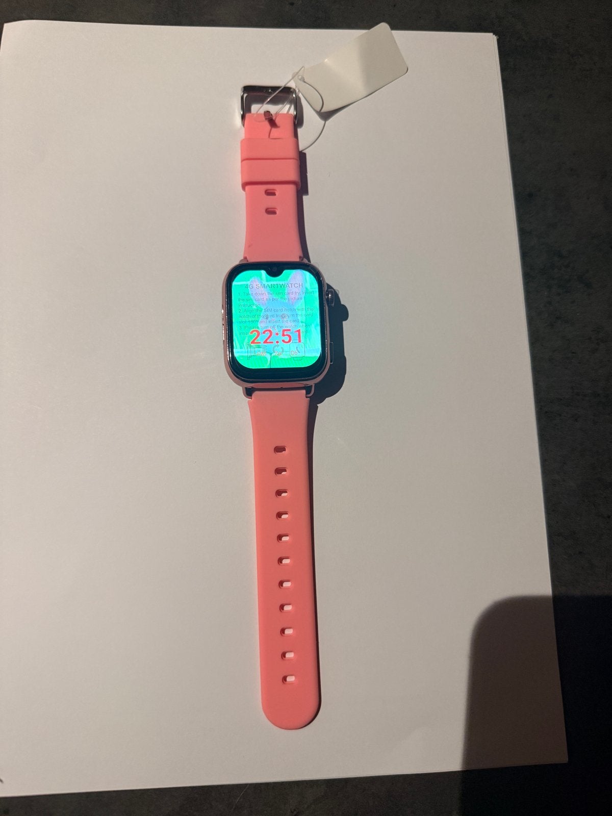 4G Kinder Smartwatch met GPS Tracker - Roze, Sieraden, Tassen en Uiterlijk, Horloges | Kinderen, Ophalen, Nieuw, Roze, Jongen of Meisje