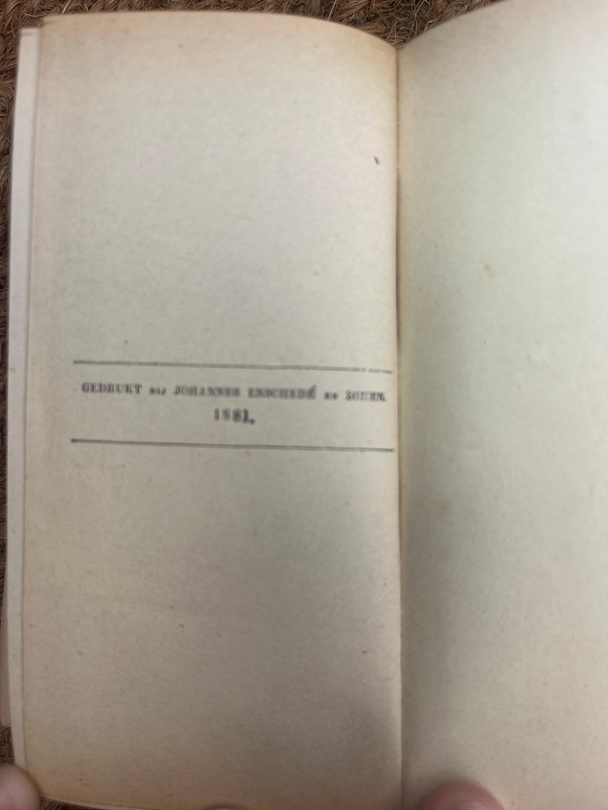 Oud Testament met liederen, 1881, vaste kaft, Verzenden