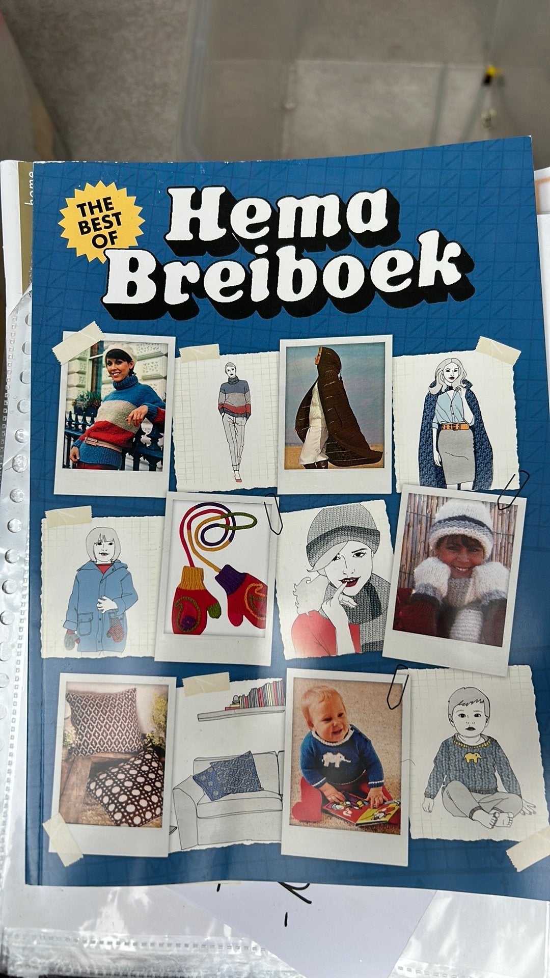 Hema breiboek met retro patronen, Ophalen of Verzenden, Haken, Patroon of Boek