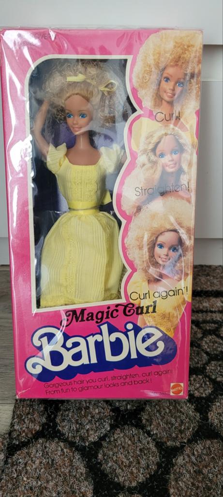 Barbie Magic Curl 1981 nrfb vintage, Ophalen of Verzenden, Zo goed als nieuw, Barbie