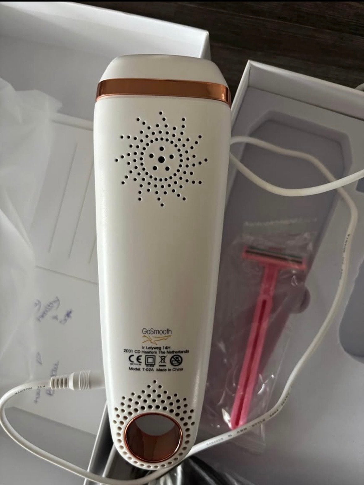 IPL Ontharingsapparaat GoSmooth Limited Edition, Ophalen of Verzenden, Zo goed als nieuw, Scheren en Epileren