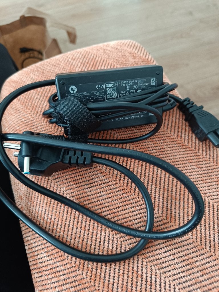 HP 65W Laptop Charger — NEW, Genuine (TPN-CA16), Ophalen of Verzenden, Nieuw, HP