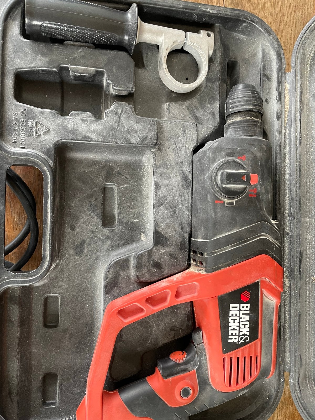 Black & Decker Boorhamer KD975 - Koffer sluiting defect, Ophalen, Boor- en/of Breekhamer, Klopboormechanisme, Gebruikt