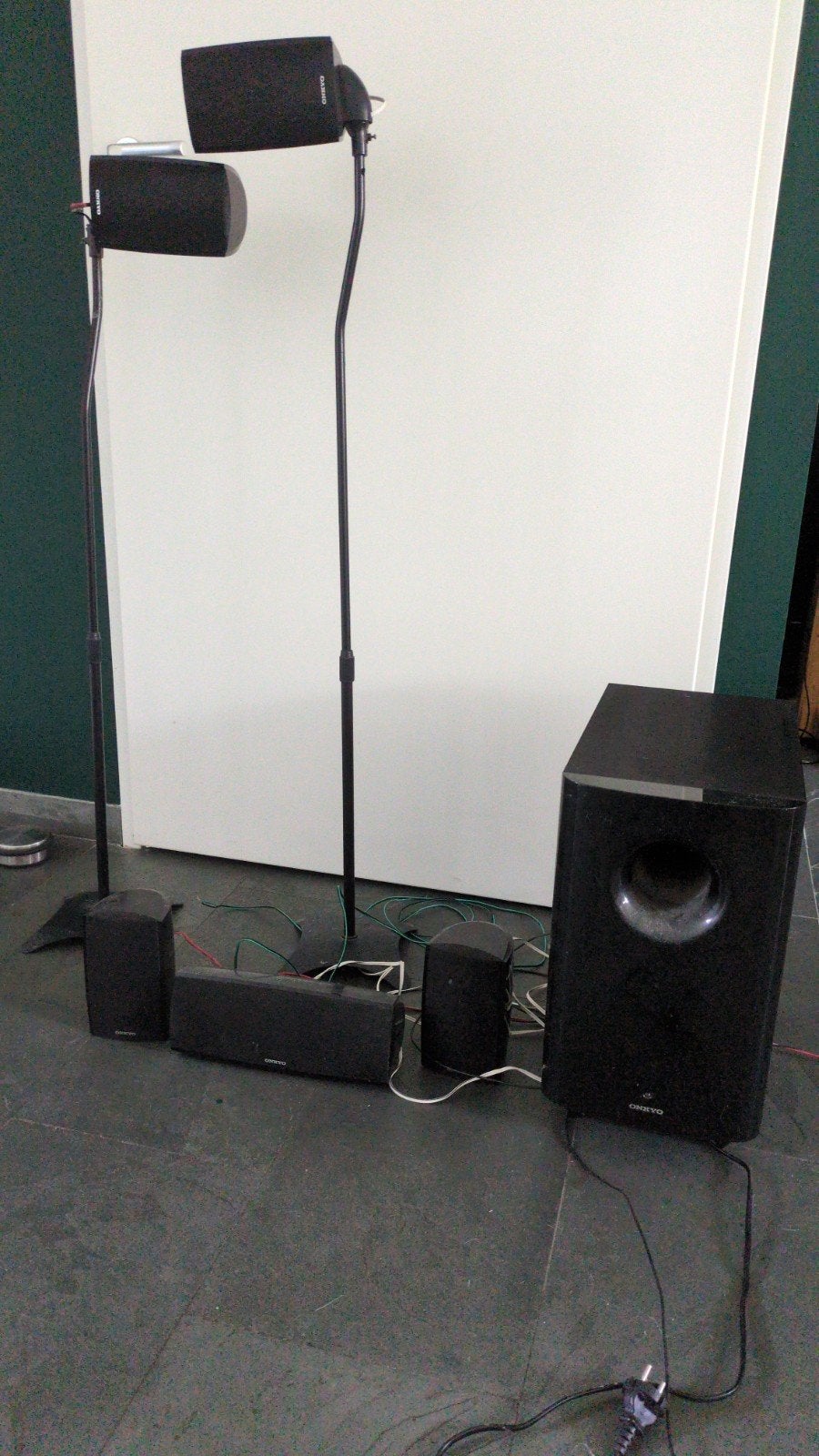 Onkyo 5.1 Surroundset met subwoofer en speakers, Ophalen, Gebruikt, 120 tot 150 watt, Surroundset