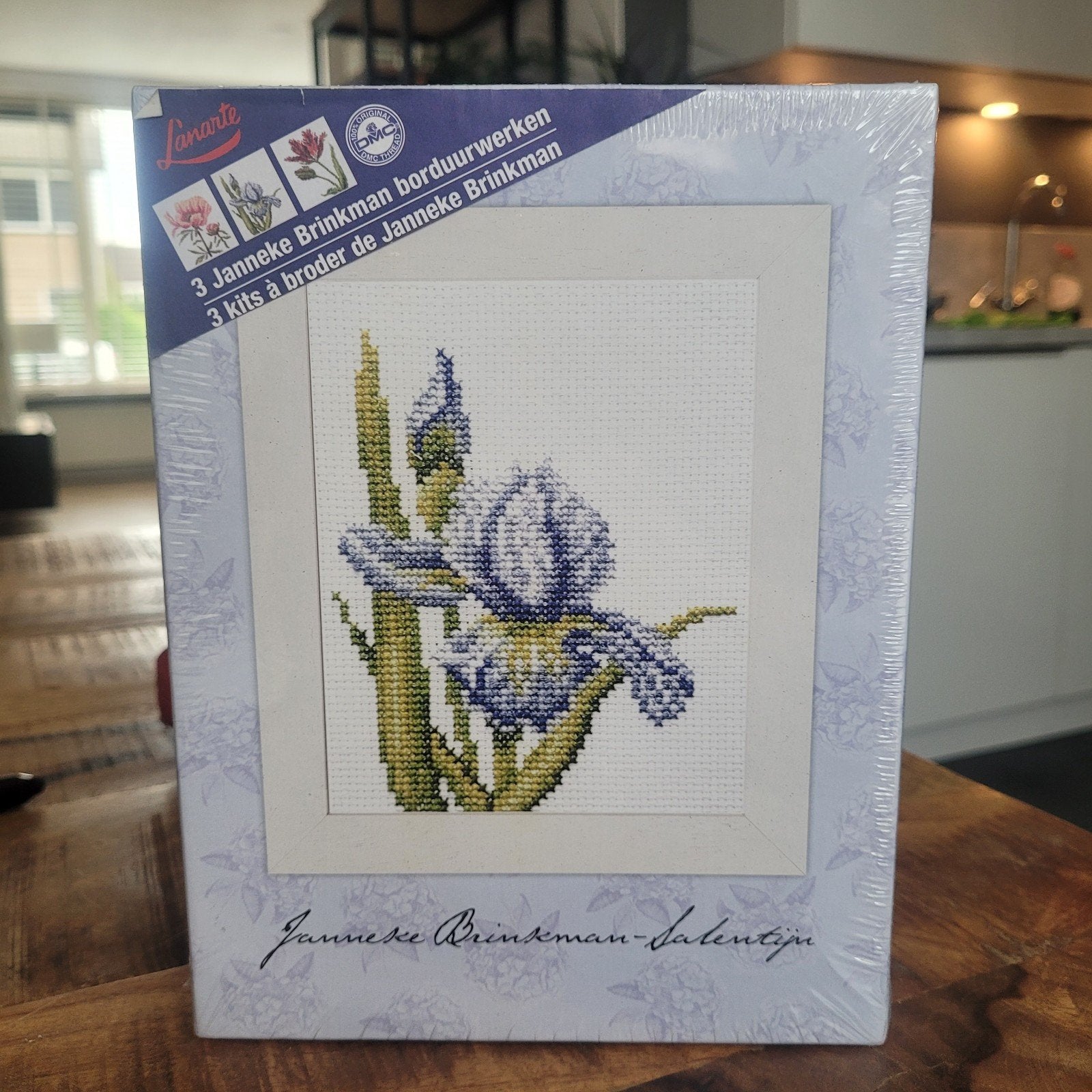 Lanarte Borduurpakket Janneke Brinkman - 3 ontwerpen, Ophalen of Verzenden, Nieuw, Handborduren, Borduurpakket