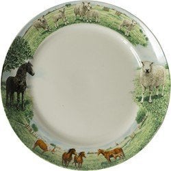 Dinerborden Paard - Schaap Wiebe van der Zee servies, Overige merken, Nieuw, Ophalen of Verzenden, Bord(en)