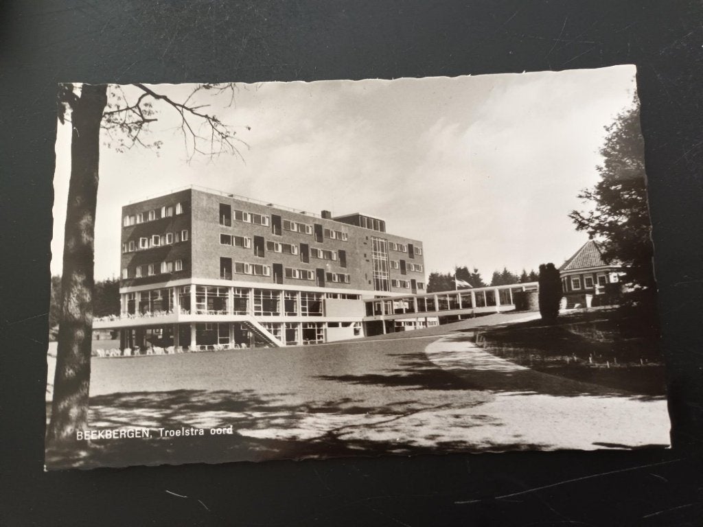 Kaart Beekbergen Troelstra oord, Ophalen of Verzenden, 1940 tot 1960, Ongelopen, Gelderland